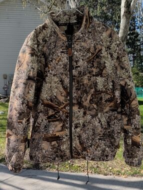 Kings Outdoor World Men's Medium Desert Shadow Camo Fleece Hunting Jacket